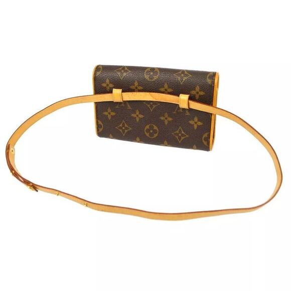 LOUIS VUITTON Monogram Pochette Florentine Belt Bag Crossbody FL0015 - Picture 3 of 11